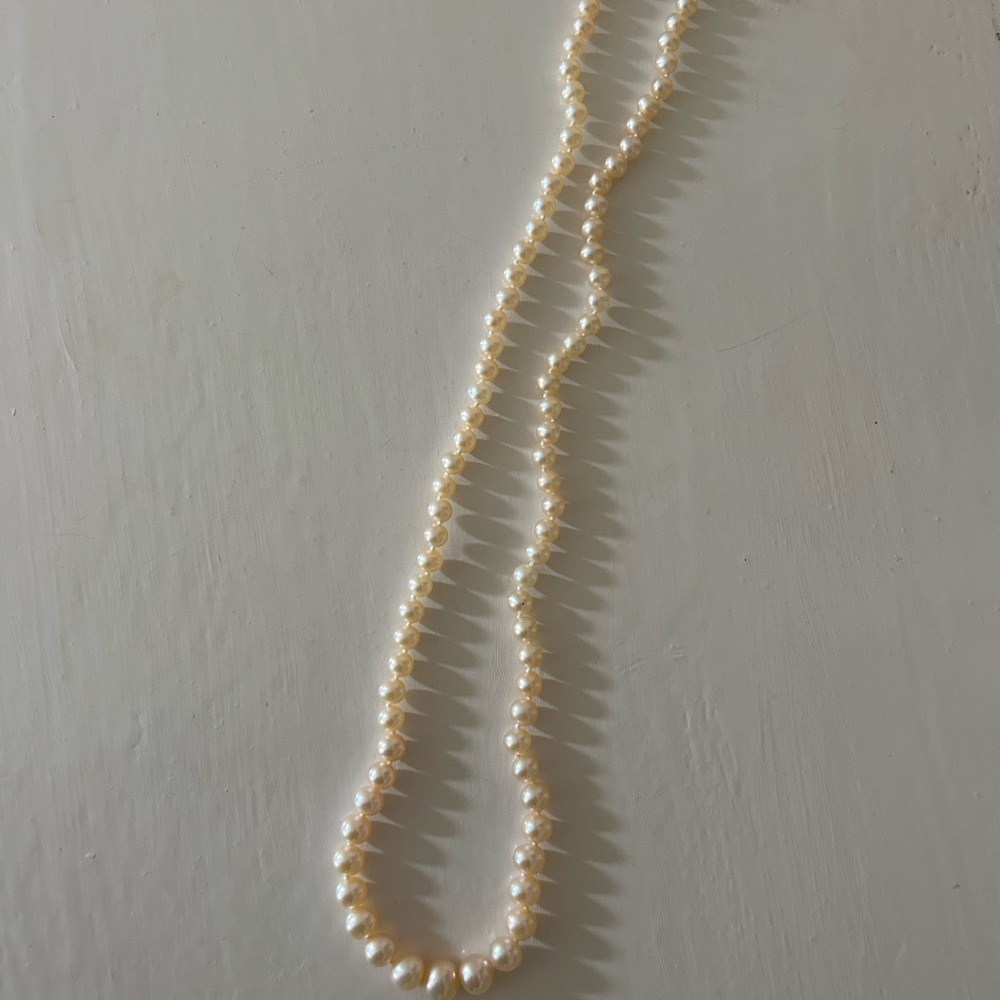 Pale Pink Pearl Necklace